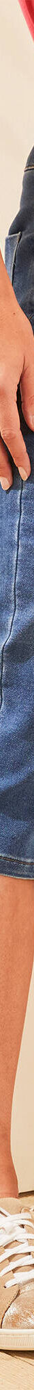 Corsaire fuselé ultra stretch, maille effet jean (stone) Corsaire fuselé ultra stretch, maille effet jean (stone)
